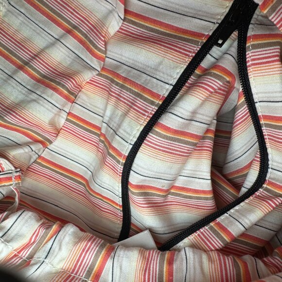 Columbia Woven Bag with Bamboo Circle Handles and Drawstring Inner Lining - Picture 7 of 12